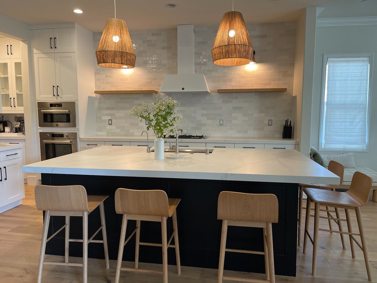 Kitchen Renovation With Dark Countertops In Agoura Hills CA